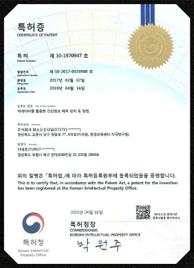 원소프트다임, 인증, 특허